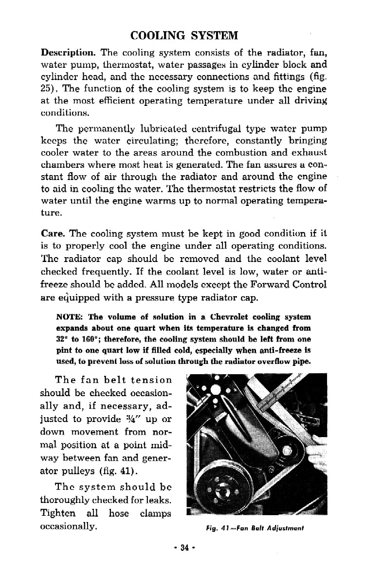 1952 Chevrolet Trucks Operators Manual Page 53